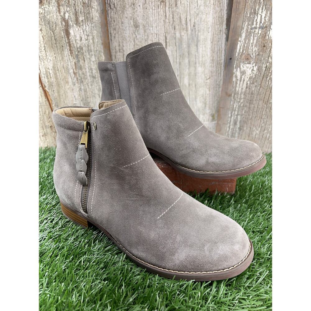 Spenco Ivy Suede Ankle Boot Dove Gray Women's 9 - Picture 2 of 8